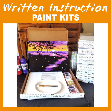 Written Instruction Paint Kits