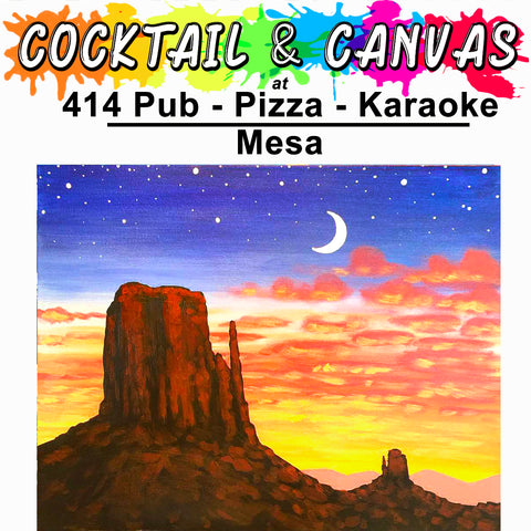 "Western Twilight" Paint and Sip at 414 Pub - Pizza - Karaoke on Sat, Nov 15