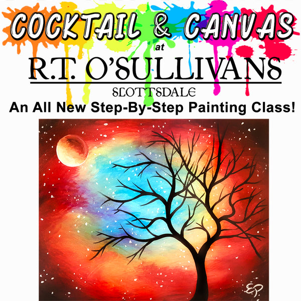 Galaxy Tree Painting Class Sun, December 4th