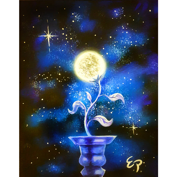 Moon Flower Painting Class Wed, January 29th