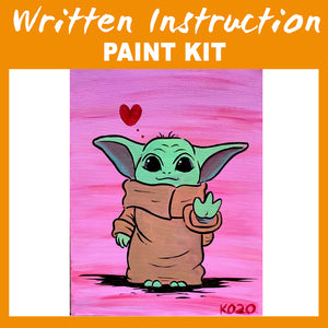 Paint You Shall Paint at Home Kit With Written Instructions